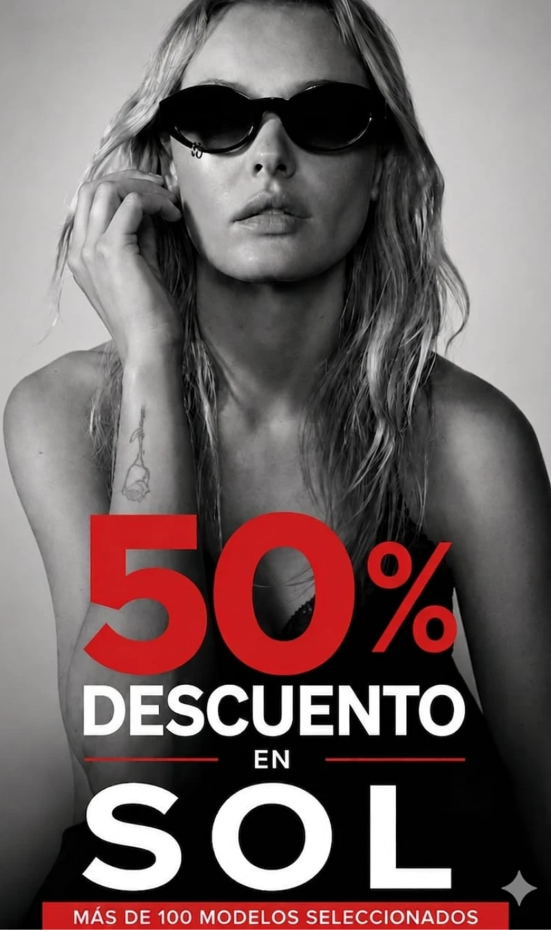 ste verano marca tendencia con las gafas de sol de tus marcas favoritas. Encuentra tu estilo en nuestras ópticas y tienda online.