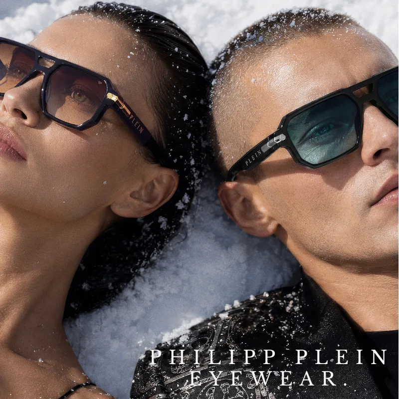 Modelos de gafas de sol Philipp Plein disponibles en nuestra óptica Visual Quality en Valencia 